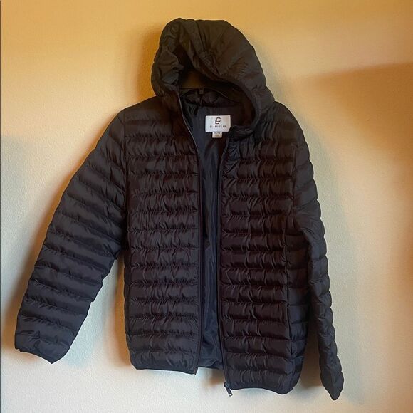 Class Club Other - Class Club boys Black quilted Puffer hoodie Jacket size 10/12
